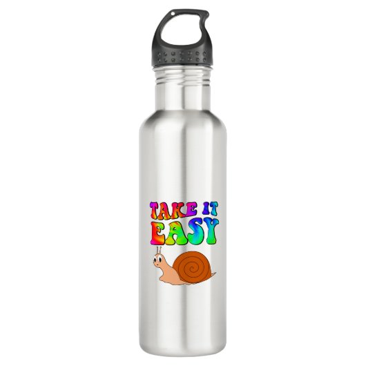 Neem het gemakkelijke Stempel van de Cartoon met G Waterfles (Voorkant)