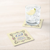 Neem het genoegen in de Heer Kartonnen Onderzetters (Insitu)