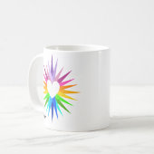 "Neem het hart" Koffiemok (Voorkant links)