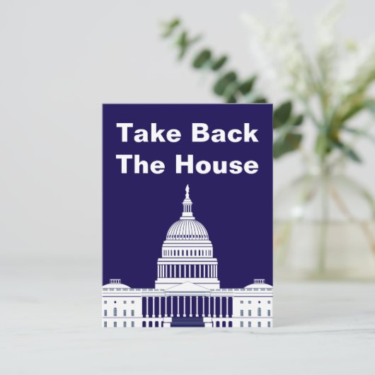 Neem het Huis van Afgevaardigden Briefkaart (Staand voorkant)