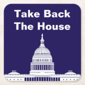 Neem het Huis van Afgevaardigden Kartonnen Onderzetters (Voorkant)