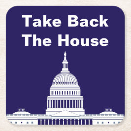 Neem het Huis van Afgevaardigden Kartonnen Onderzetters