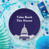 Neem het Huis van Afgevaardigden Papieren Bordje (Feest)