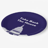 Neem het Huis van Afgevaardigden Papieren Bordje (Gekanteld)