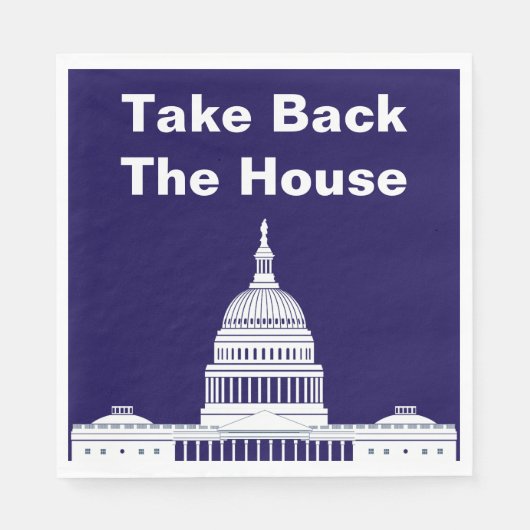 Neem het Huis van Afgevaardigden Servet (Voorkant)