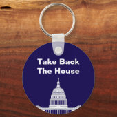 Neem het Huis van Afgevaardigden Sleutelhanger (Achterkant)