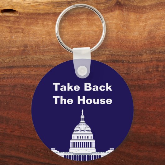 Neem het Huis van Afgevaardigden Sleutelhanger (Achterkant)