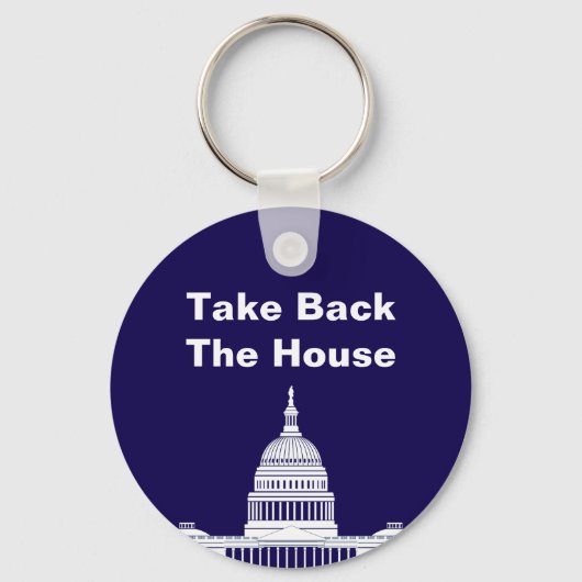 Neem het Huis van Afgevaardigden Sleutelhanger (Achterkant)