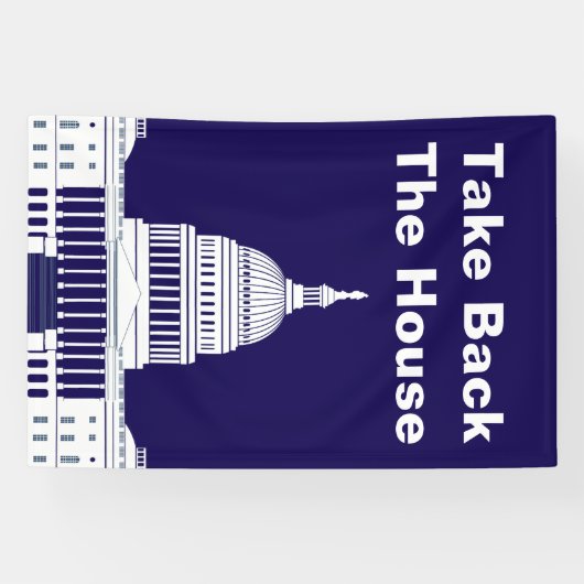 Neem het Huis van Afgevaardigden Spandoek (Horizontaal)