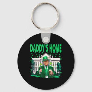 Neem het huis van Amerika CK Daddy's Funny Trump S Sleutelhanger