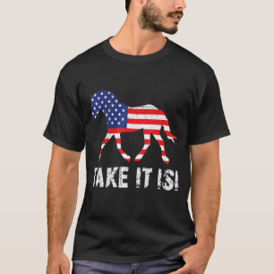 Neem het IJslandse paard 1 T-shirt