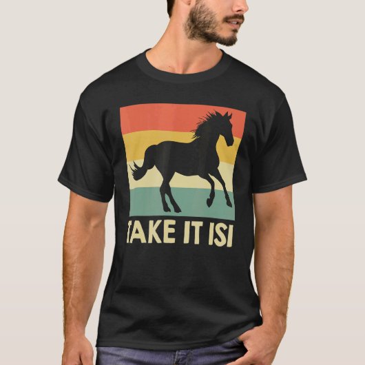 Neem het IJslandse paard 4 T-shirt (Voorkant)