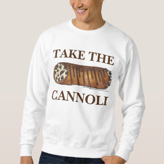 Neem het Italiaanse Cannoli Cannolis Sweatshirt (Voorkant)