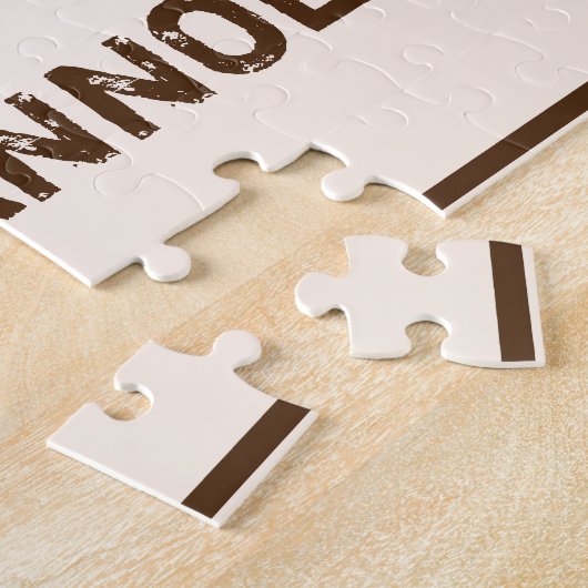 Neem het Italiaanse deeg van de Cannoli Chocolate  Legpuzzel (Zijkant)