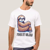Neem het langzaam hangende luiaard t-shirt (Voorkant)