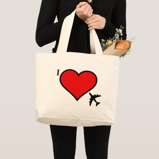 Neem het mee grote tote bag (Voorkant (product))
