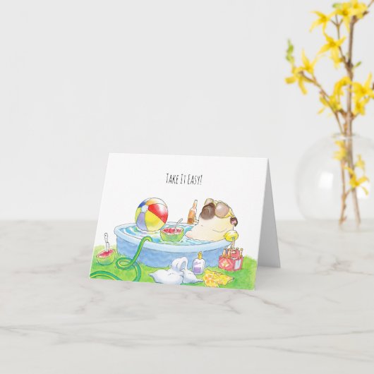 Neem het mee met de EasyCug-kaart Kaart (Gele Bloem)