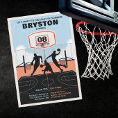 Neem het mee naar de Court Basketball verjaardagsu Kaart