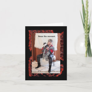 Neem het moment en eet dessert in beslag op je ver kaart