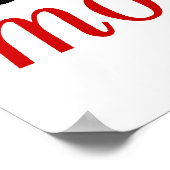 Neem het Moment Red in Poster (Hoek)