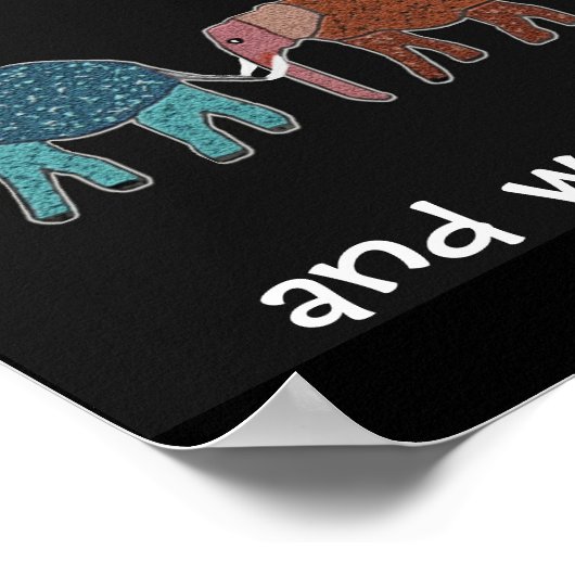 Neem het Motivatie Poster van de Lead Elephants (Hoek)