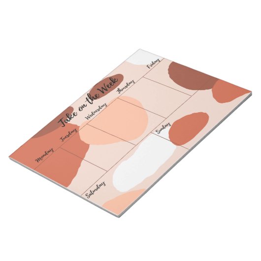 Neem het Notitieblok Week Planner in (Schuin)