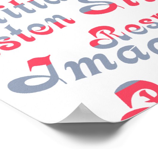 Neem het om Motivatie woorden te horen Poster (Hoek)