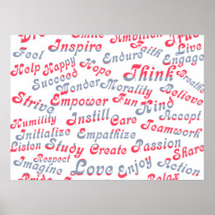 Neem het om Motivatie woorden te horen Poster