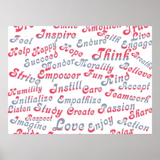 Neem het om Motivatie woorden te horen Poster (Voorkant)