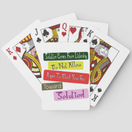 Neem het Relatie naar de andere kant op. Kopen Pokerkaarten