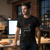 Neem het risico. Leer ervan. Win het - Motiverende Tri-Blend Shirt