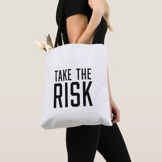 Neem het risico tote bag (Dichtbij)
