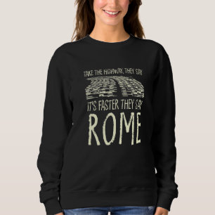 Neem het Rome-traject Italië Trui