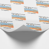 Neem het schema niet voor graniet (geologische Hum Cadeaupapier (Hoek)