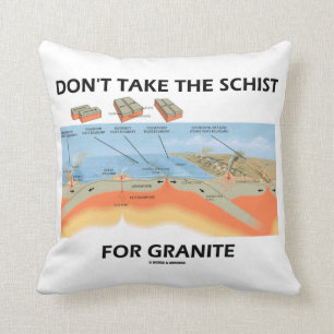 Neem het schema niet voor graniet (geologische Hum Kussen