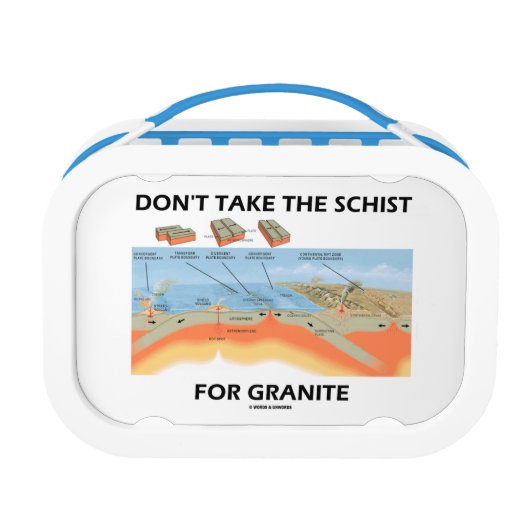 Neem het schema niet voor graniet (geologische Hum Lunchbox (Achterkant)