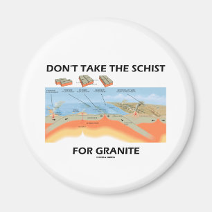 Neem het schema niet voor graniet (geologische Hum Magneet