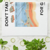 Neem het schema niet voor graniet (geologische Hum Theedoek (Gevouwen)