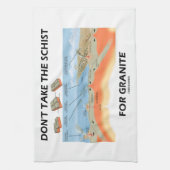 Neem het schema niet voor graniet (geologische Hum Theedoek (Verticaal)