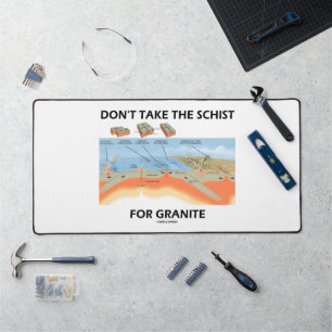 Neem het schema niet voor Granite Geology Humor Bureaumat