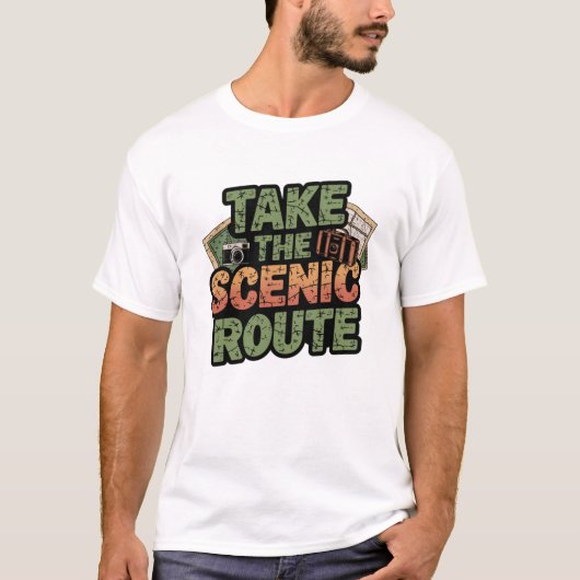 Neem het Schilderachtig Route Adventure Enthusiast T-shirt (Voorkant)