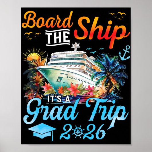 Neem het schip het is eindexpeditie 2026 Senior Cr Poster (Voorkant)