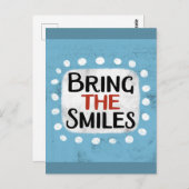 Neem het Smiles Briefkaart mee (Voorkant / Achterkant)