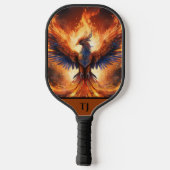 Neem het spel over: Eagle on Fire Pickleball Paddl Paddle (Achterkant)