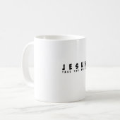 Neem het stuur over Jezus Koffiemok (Voorkant links)