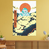 Neem het tempo van de natuur over canvas afdruk (Insitu (Woonkamer))
