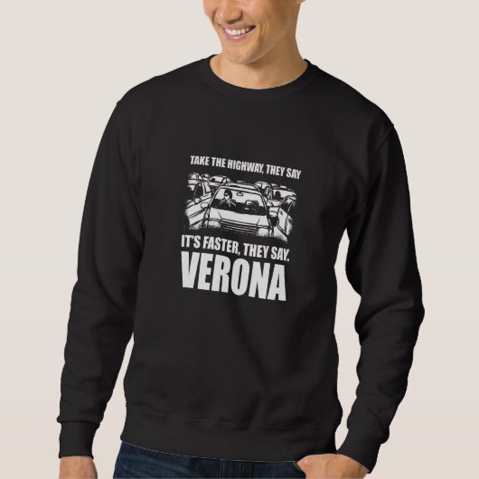 Neem het Verona Veronverkeer Wisconsin Rush hou Trui (Voorkant)
