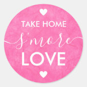 Neem Home S'more Love Pink Craft Paper Stickers (Voorkant)