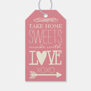Neem Home Sweets Guest Favor (Pas de kleur aan) Cadeaulabel