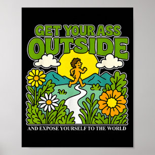 Neem je buitenkant en geef jezelf aan de wereld bl poster